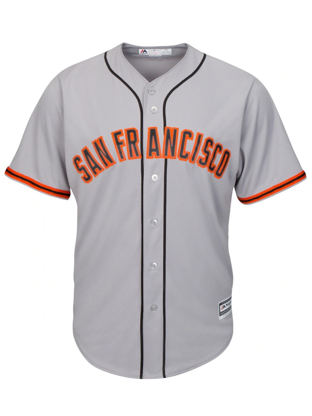 Majestic San Francisco Giants Buster Posey Authentic Cool Base Gray Road Jersey